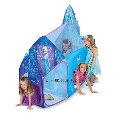 ☆:+:MR.BBOY:+:☆Playhut大型 冰雪奇緣Frozen Elsa冰山城堡 兒童帳篷 遊戲玩具屋 球屋