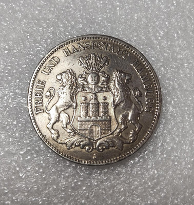1907年德國漢堡5馬克大銀幣