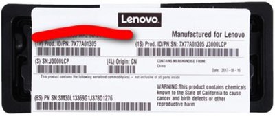 IBM 全新盒裝 Lenovo M5 DDR4-2133 16Gb LP R-DIMM 46W0796 46W0798
