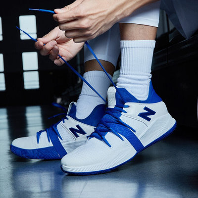 New Balance 籃球鞋 OMN1S Kawhi Leonard 白藍 男鞋 BBOMNLWR 2E