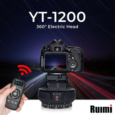 YT-1200自動電動雲臺360º全景穩定器 適用於手機相機GoPro VS 致峰YT-1000『buma』