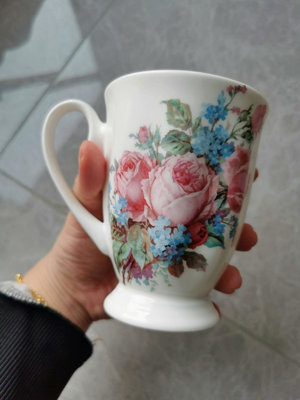 royal arden皇家雅頓 細骨瓷馬克杯 咖啡杯 紅玫瑰