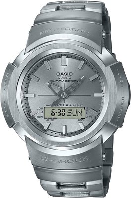 日本正版 CASIO 卡西歐 G-Shock AWM-500D-1A8JF 手錶 男錶 電波錶 太陽能充電 日本代購