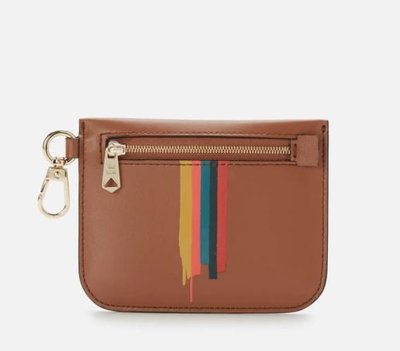 代購PS Paul Smith  Paint Stripe Pouch Wallet型男簡約時尚零錢包卡夾鑰匙包