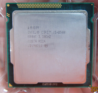 【1155 腳位】Intel ® Core™  i5-2500 處理器 6M 快取，最高3.70 GHz 四核心四執行緒