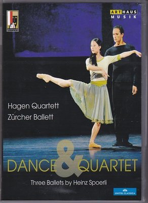 音樂居士新店#Dance & Quartet Three Ballets 漢茲.史波爾列：舞蹈及四重奏 D9 DVD