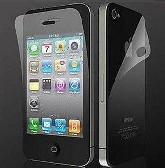 【東京數位】全新一代 APPLE Iphone 4 /4s 蘋果 螢幕 高透膜 全身貼+擦布 前後膜 保護貼 保護膜