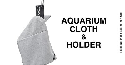 ◎ 水族之森 ◎ 日本 ADA Aquarium Cloth &amp; ADA Cross Holder 水族魚缸擦拭布＆掛扣