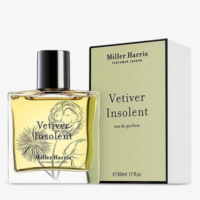 Miller Harris 經典岩蘭淡香精 50ml Vetiver Insolent Eau de Parfum 英國代購 保證專櫃正品