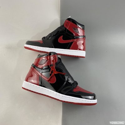 Jordan 1 High  "Bred Patent" AJ1黑紅 漆皮 減震籃球鞋575441-063 36-39