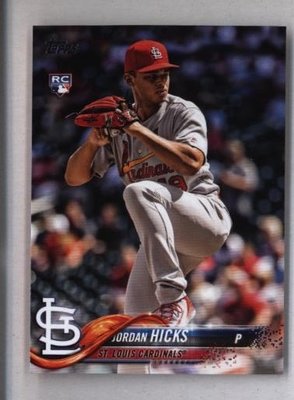 2018 Topps Update #US58 Jordan Hicks - St. Louis Cardinals RC
