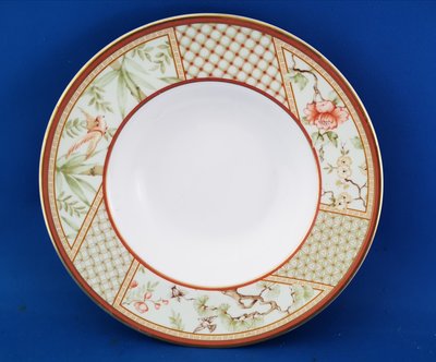 [美]超美的英國百年名瓷ROYAL DOULTON骨瓷沙拉盤/湯盤BOWDEN系列,全新次級品