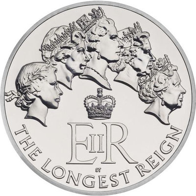 英國女王 在位最久 英國銀幣 歷代全五款 女王肖像 伊莉莎白二世 紀念幣 白金禧 登基70週年
