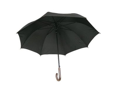 【黑傘 黑色雨傘 直傘】27英吋自動直傘 500萬超大傘面-(晴雨傘)【同同大賣場】