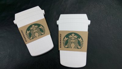 Starbucks 星巴克 - 限量 星巴克杯型造型便條 Starbucks