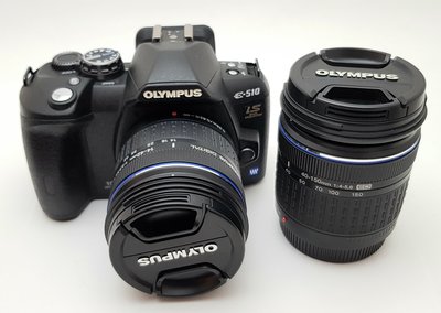＠佳鑫相機＠（中古託售品）Olympus E-510+14-42mm+40-150mm 數位相機 雙鏡組 CCD感光元件