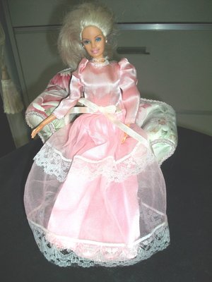 1998 BARBIE DOLL MATTEL INC. 11.5 INCH PINK DRESS 芭比娃娃