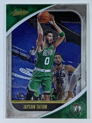 2020-21 Panini Absolute Memorabilia #4 Jayson Tatum Celtics