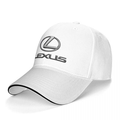 Lexus Logo 印花帽子男女防晒棒球帽 休閒潮高爾夫球帽 夏天運動釣魚帽 戶外