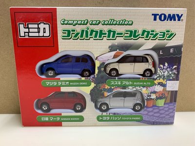 ［現貨］Tomica Tomy 舊藍標 compact car collection 套組 盒組。2