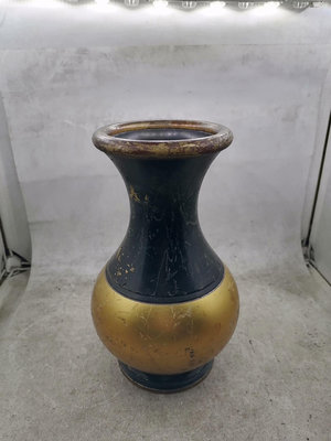 【二手】銅器純銅花瓶1個，重量品相尺寸看圖，二手東西殊性，504【木清院】銅器 佛像 擺件