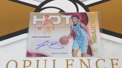 2021-22 NBA PANINI HOOPS 黃蜂 JAMES BOUKNIGHT (RC) 火熱新人簽名卡