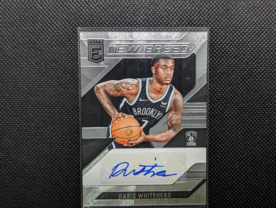 2023-24 Panini Donruss Elite Basketball Dariq Whitehead New Breed AUTO RC