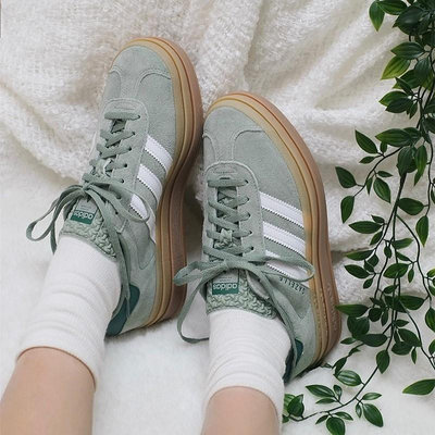 adidas originals Gazelle 板鞋 舒適 休閒 白綠色 ID6998