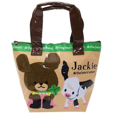 日本 THE BEAR' S SCHOOL JACKIE 小熊學校 上學熊 保冷袋 便當帶 托特包 手提袋 大容量