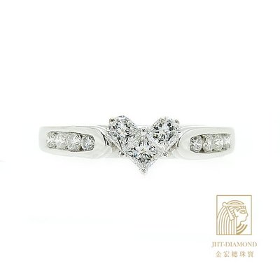 【JHT金宏總珠寶/GIA鑽石專賣】0.56t鑽石戒指/材質:18K(JB22-BR27)