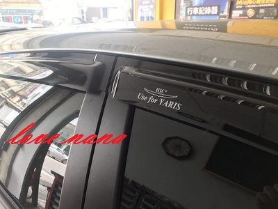 [[娜娜汽車]] 豐田 2018 new yaris 專用 晴雨窗 加厚款 台灣製 (一套4窗)