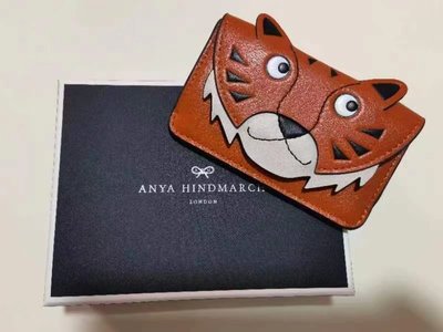 【全新正貨私家珍藏】Anya Hindmarch Tiger Card Case 老虎零錢包