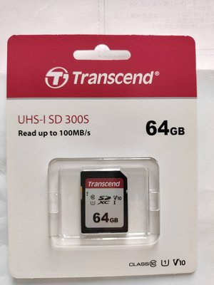 《SUNLINK》創見 記憶卡 64G UHS-I Transcend SDXC 300S 64GB
