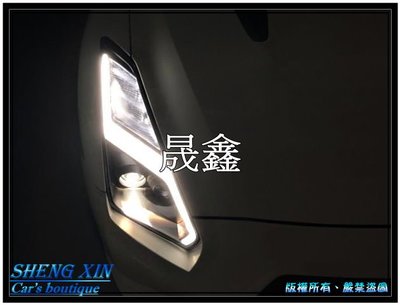 《晟鑫》全新 GT-R R35 跑馬方向燈 光柱 閃電型樣式 黑底 魚眼 GTR 大燈一組 也有全LED尾燈