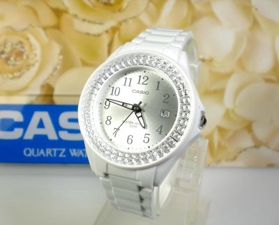 經緯度鐘錶 CASIO指針錶 炫彩BABY 簡約時尚風格 錶圈鑲嵌水鑽 時尚女最愛〔↘790〕LX-500H-7B2