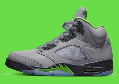 【正品】Air Jordan 5 “Green Bean” aj5 喬丹灰綠四季豆籃球鞋 DM9014-003男鞋