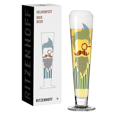 德國 RITZENHOFF 英雄節系列 經典啤酒杯 385ml (啤酒紳士) 水晶玻璃杯 調酒 交換禮物 聖誕禮 生日禮
