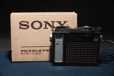 5/24結標 日本SONY STA110F 收音機 C050738 –真空管 擴大機 播放器 唱片機 錄音帶 黑膠唱片 音箱 收音機 揚聲器 喇叭 影音設備 視