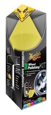【易油網】Meguiar's 美光 Wheel Polishing Kit 鋁圈拋光組 G3400【缺貨】