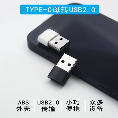 【台灣快速出貨】Type-C轉USB轉接頭 PD充電線轉換頭 OTG 充電傳輸轉接 Type-C母頭 A214