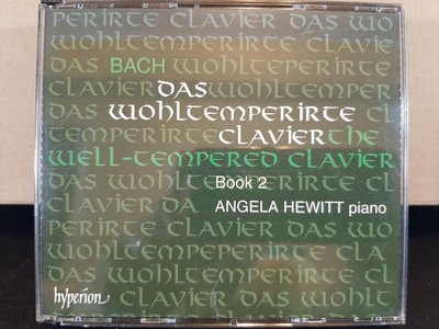 Angela Hewitt,Bach-The Well-Tempered Clavier Book 1 & 2,安吉拉·休薇特，巴哈-平均律 1 & 2 冊。