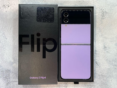 ♠️電信福利機 Samsung Z Flip 4 8+128G 紫色 台灣貨