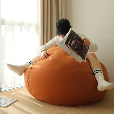 現貨熱銷-TulumM 科技布懶人沙發臥室榻榻米豆袋單人日式簡約舒適沙包躺椅懶人沙發