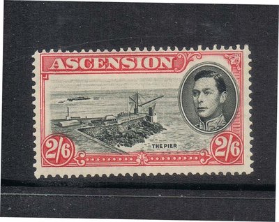 【雲品五】阿森松島Ascension Islands 1938 KGV SG 45 MNH 庫號#BP01 40798