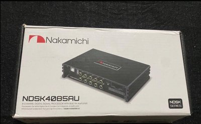 現貨全新品Nakamichi  NDSK4085AU中道 31段EQ DSP 擴大機 數位訊號處理器80Wx4