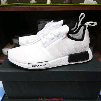 Adidas NMD R1 White Black 白 黑 DB3587鞋[飛凡男鞋]