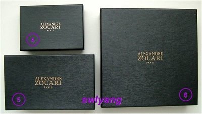 Alexandre Zouari 名牌精品髮夾包裝盒 紙盒 收納盒 禮品盒 禮物盒