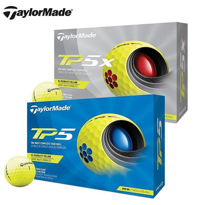 現貨：正品Taylormade泰勒梅高爾夫球TP5黃色五層球TP5X高性能下場用球-master衣櫃4
