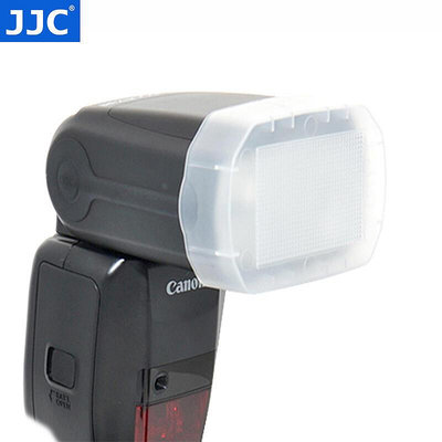 眾信優品 JJC 適用佳能閃光燈600EX柔光罩永諾600EX-RT肥皂盒 機頂閃柔光盒SY112
