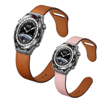 Huawei Watch Ultimate 智能手錶皮革錶帶適用於華為手錶 Ultimate SmartWatch 錶帶